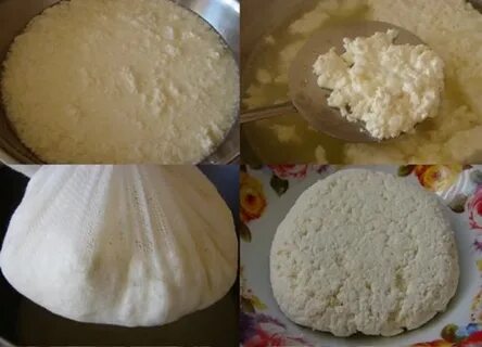 Приготовить творог из коровьего молока