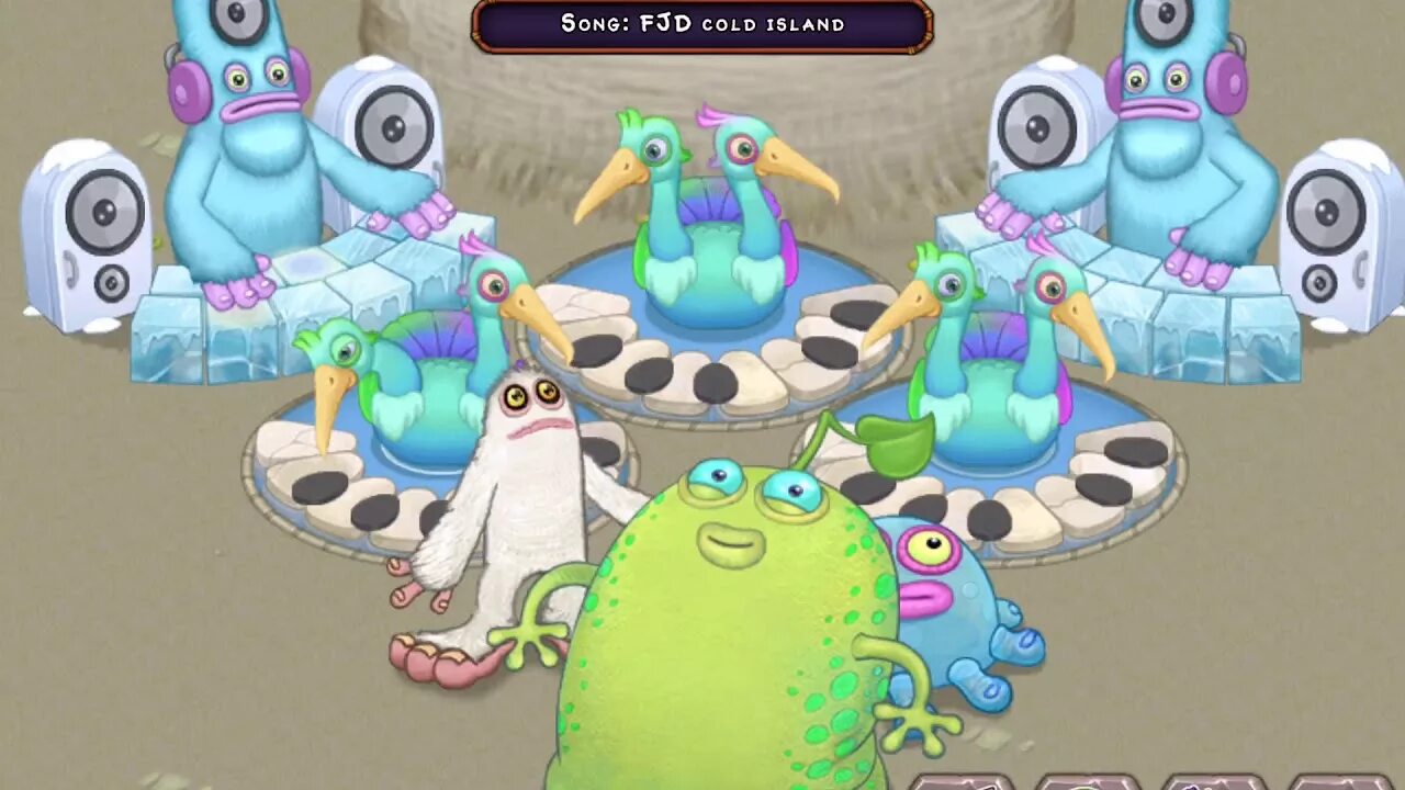 Губка из игры my singing Monsters. Игра на память my singing Monsters 6/6. Тумбы my singing Monsters. MSM Cold Island. Мод игры поющие монстры