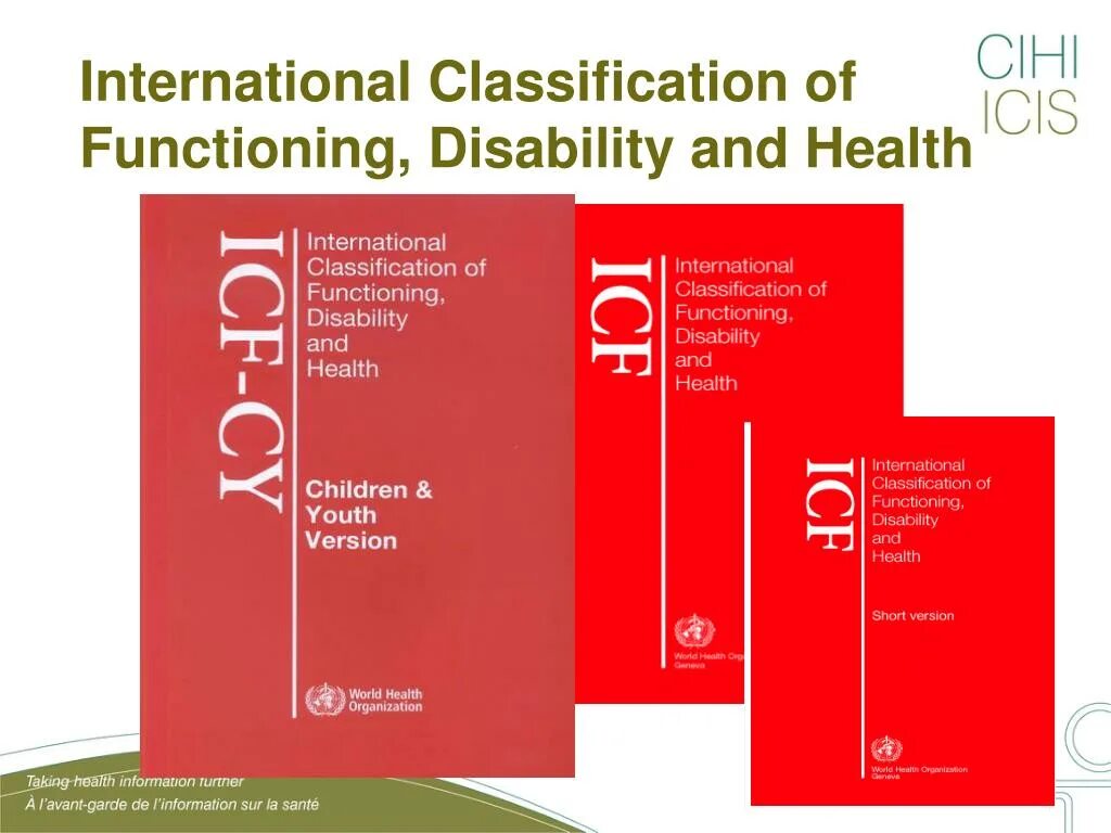 International function. International classification of functioning, qualifiers.