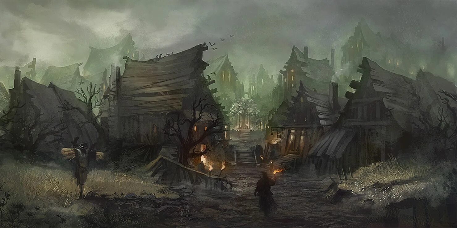 Lecherous village. Лагерь разбойников ДНД. DND деревня арт. Деревня ДНД Art. Лагерь разбойников арт ДНД.