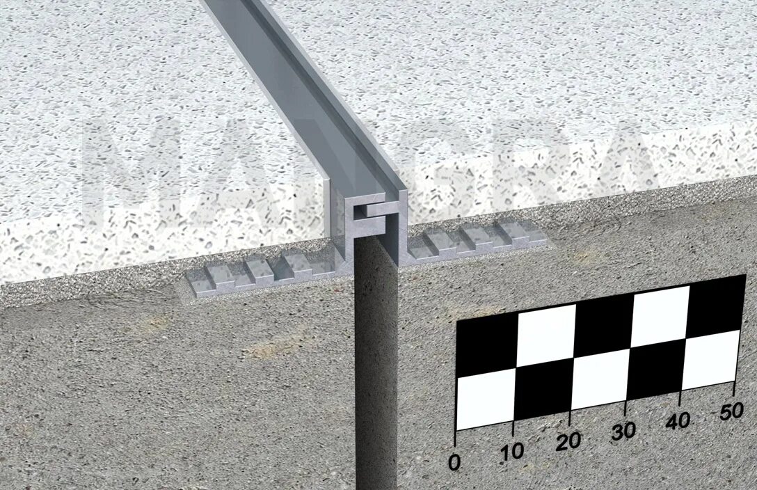 Стык бетона. Деформационный шов Mangra. Профиль для деформационных швов в бетонных полах. Деформационный шов бетонный пол 40 мм. Деформационный шов 250 мм.