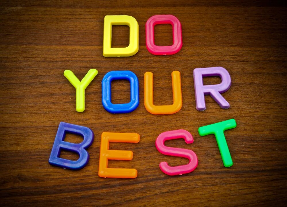 Do your best. Your the best. Does your. Be your best logo.