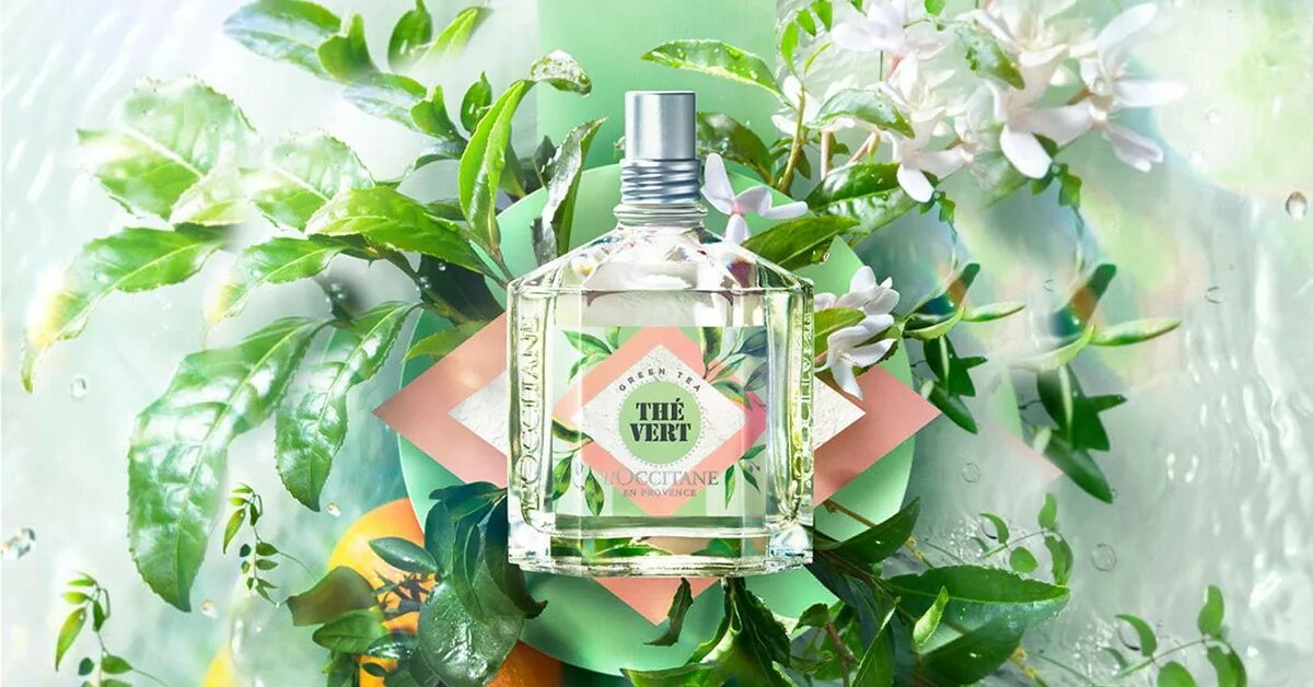 L occitane вода. Vert Green Tea l'Occitane. Локситан духи зеленый чай. Духи the Vert Green Tea. Loccitane зеленые духи.