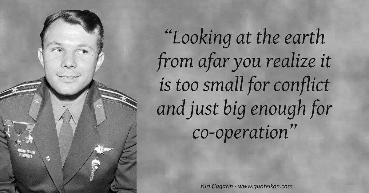 Yuri Gagarin quotes. Гагарин на ангяз.