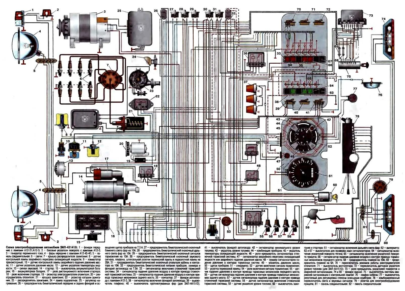 Схема ЗИЛ 131 электрическая цветная. Электрооборудование автомобиля ЗИЛ 131. Схема электрооборудования ЗИЛ 131 цветная. Схема проводки ЗИЛ 131 цветная.