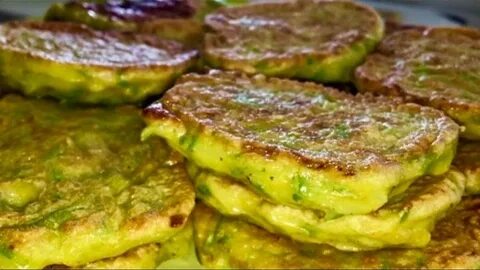 Кабачковые оладьи без масла