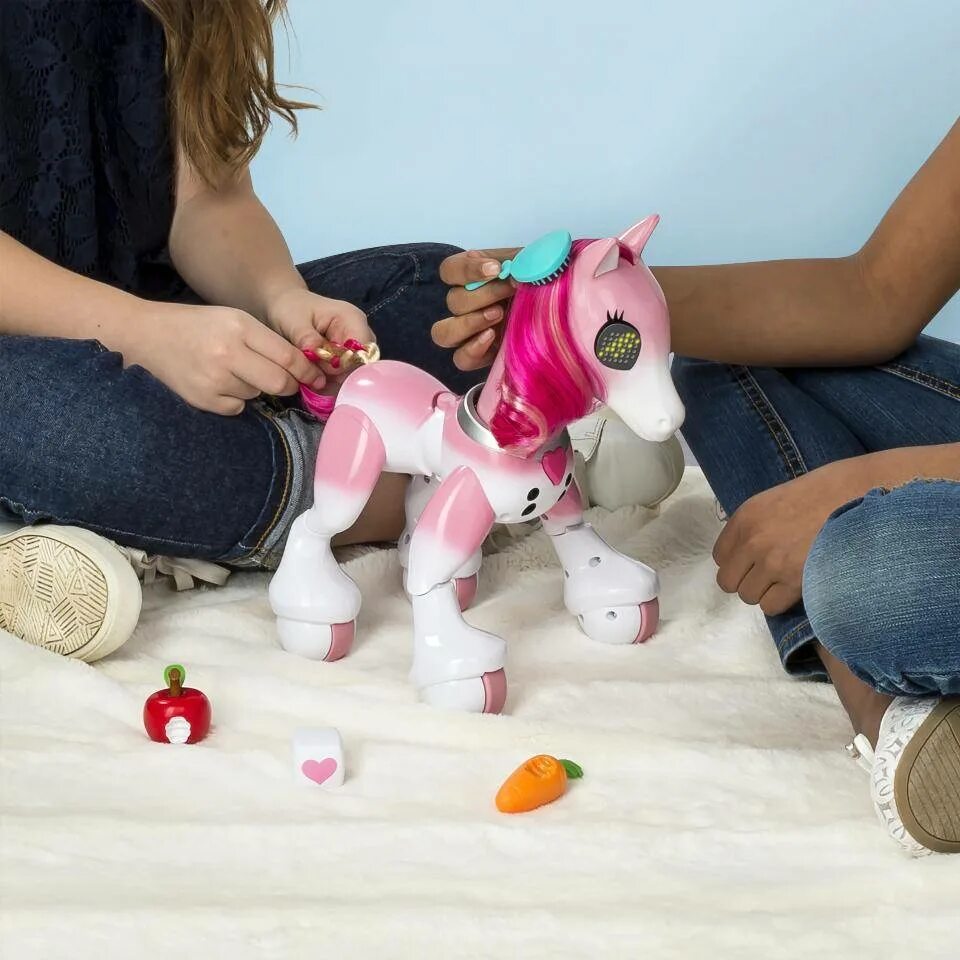 Mini pony. Пони зуммер. Лошадка зуммер. Интерактивная пони. Пони робот игрушка.