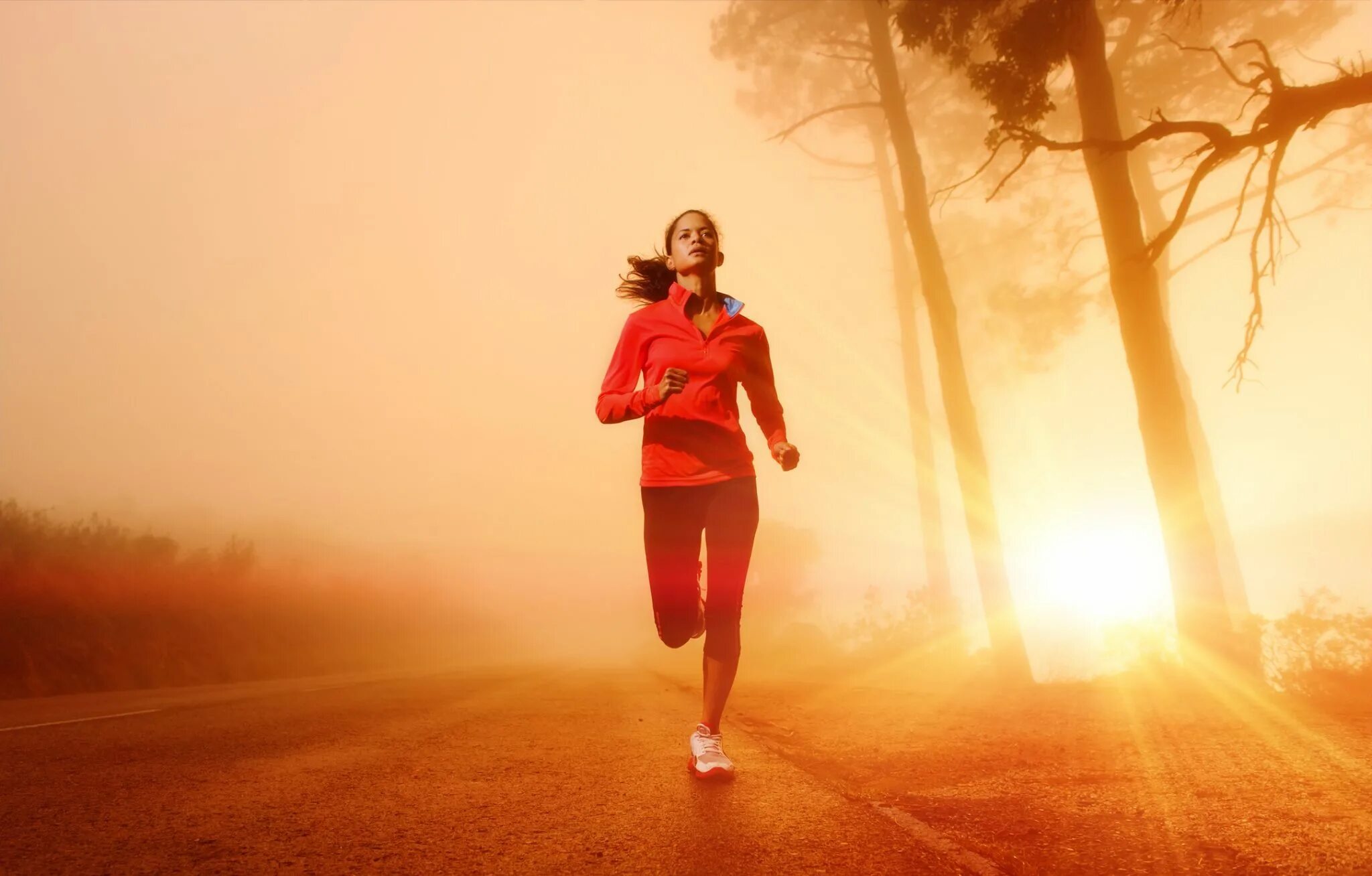Running red