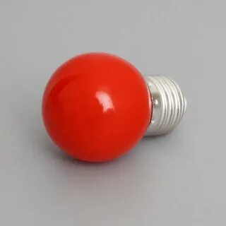 Лампочка 2 красный цвет