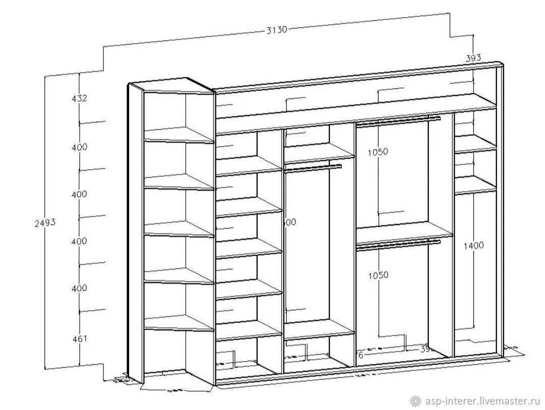 Сборка 3 дверного шкафа купе. Чертеж шкаф купе 2700мм. Шкаф-купе ширина 2000 высота 2570. Шкаф купе компоновка 3м. Проект шкафа в спальню.