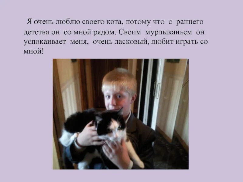 Потому что мой кот. Я очень люблю своего кота. я очень люблю своего кота потому что. как я люблю своего кота. мне нравится коты потому, что....