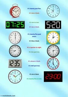 It s twenty to five цифрами