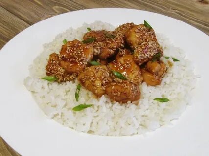 Куриное филе кунжутом в соусе