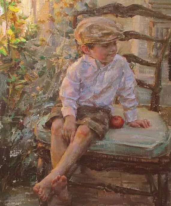 мальчик живопись. художник edmund adler дети. художник джим дэйли (jim daly). мальчик картины художников. мечтатель живопись.