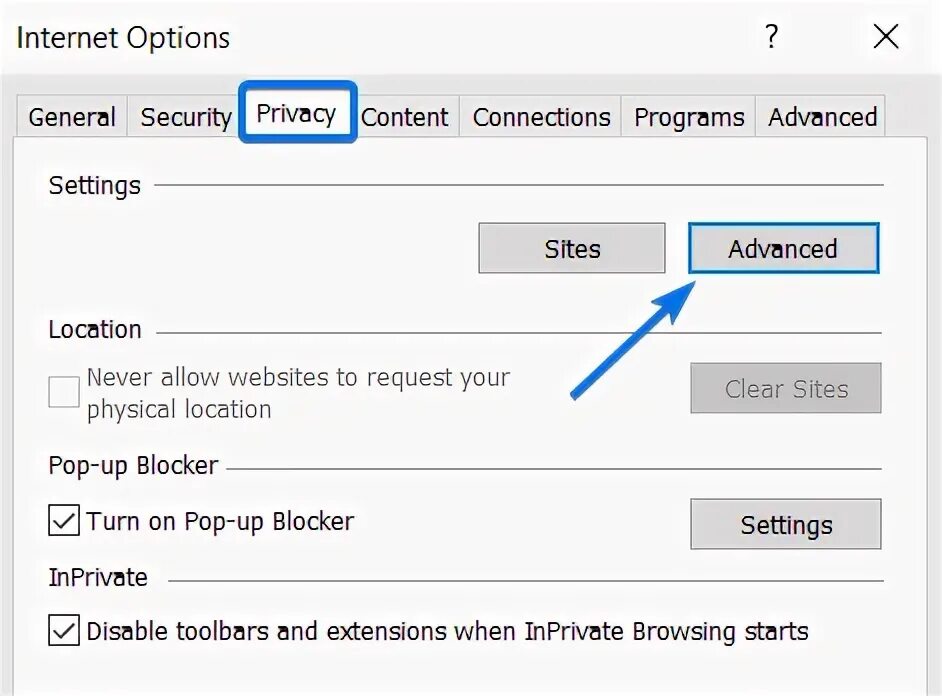 Enable cookie. Разрешение cookies.