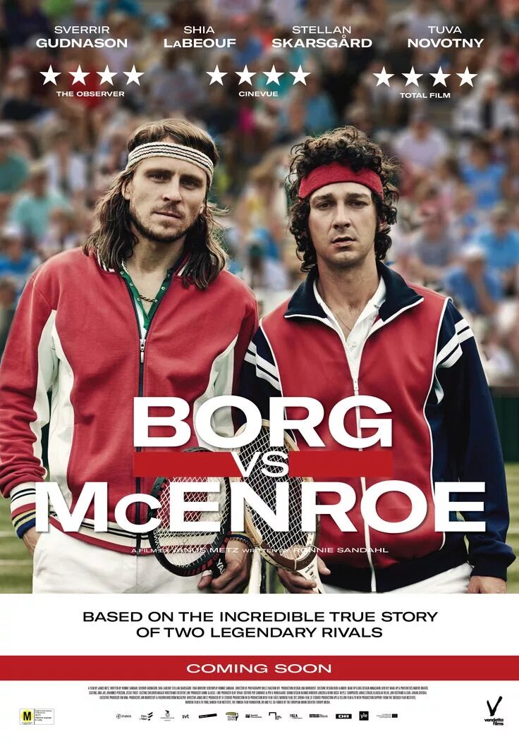 Борг теннисист и макинрой. Борг макинрой. Борг против. 2017 borg vs mcenroe shia labeouf. Бьорн борг макинрой.