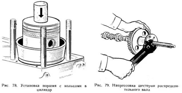 Сборка двигателя газ