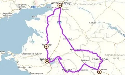 Ростов краснодар проехать