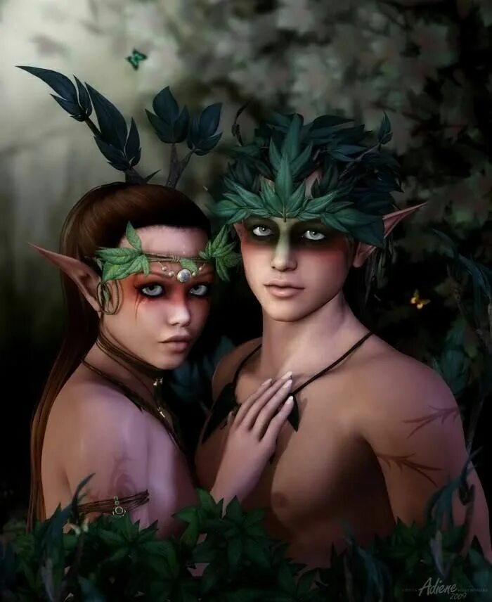 Red and blue elf girls Cosplay, Red and blue, Girls cosplay