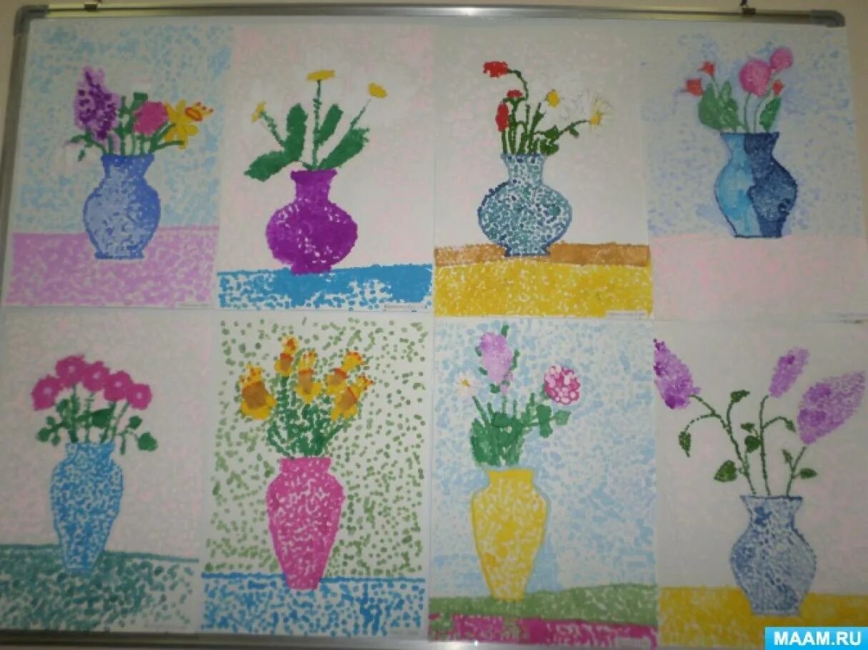 Рисование ваза с цветами средняя группа. Рисование вазы в средней группе. Рисование ваза с цветами в подготовительной группе. Рисование ватными палочками в средней группе цветы. Ваза с цветами рисование в подготовительной группе