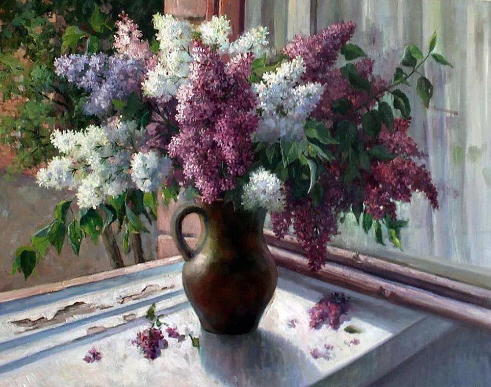Художник брусилов сирень. Бернадский художник сирень. Брусилова "сирень на веранде. Картина брусилова сирень на веранде. Художник брусилов сирень.