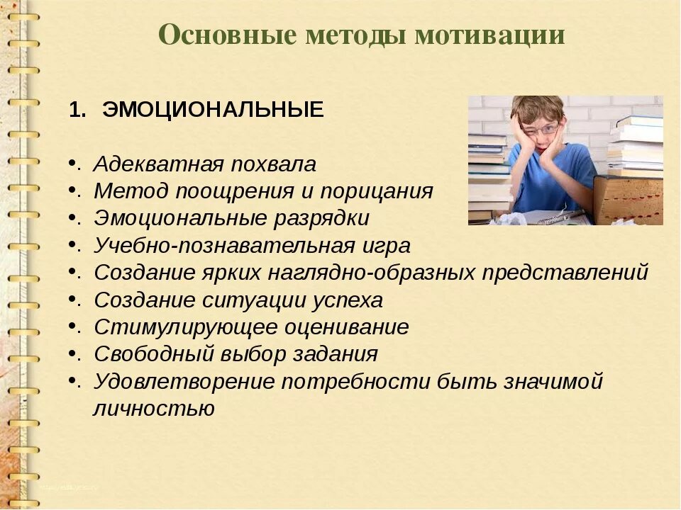 Повышение школьной мотивации