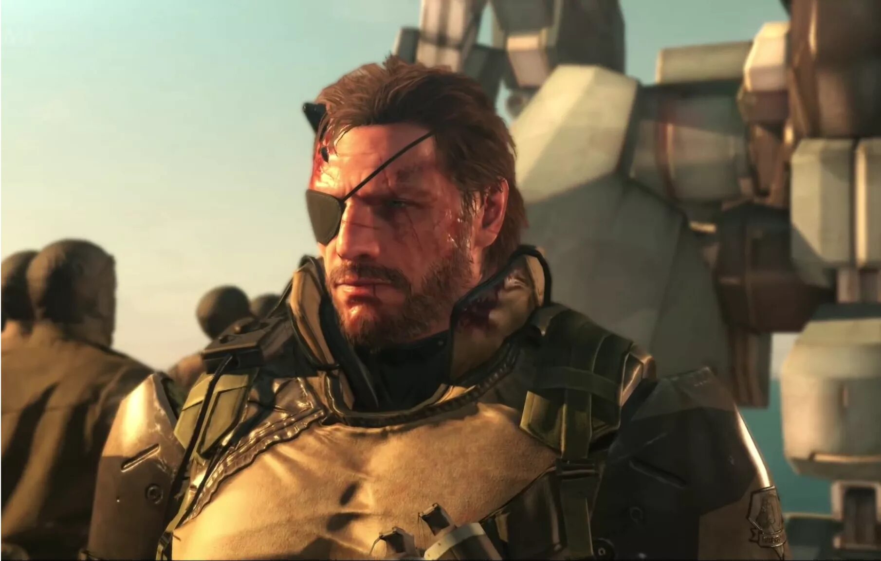 Солид смелых. Metal gear solid 5. солид снейк 5. биг босс мгс 5. снейк метал гир 5.