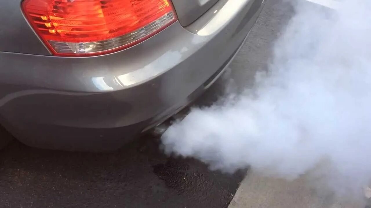 Сильно дымит из выхлопной. Volkswagen Diesel выхлоп чёрный дым. Сизый дым. Сизый дым из выхлопной трубы. Белый дым из выхлопной трубы.