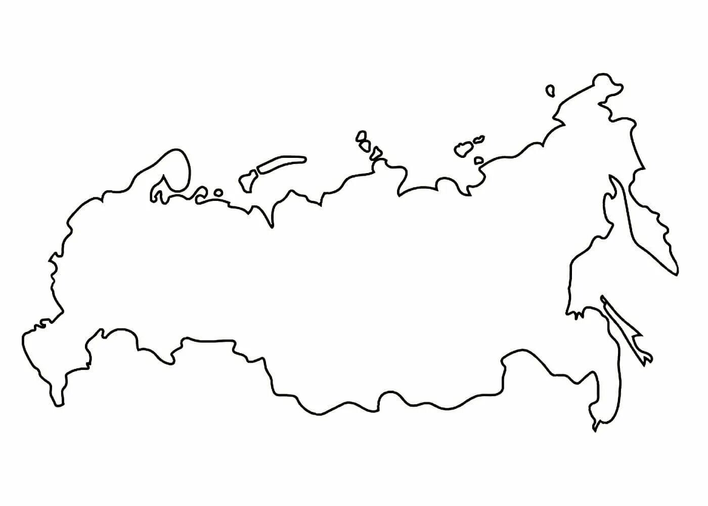 Контур России. Карта России раскраска. Карта России контур. Карта России силуэт. Карта россии распечатать на а4