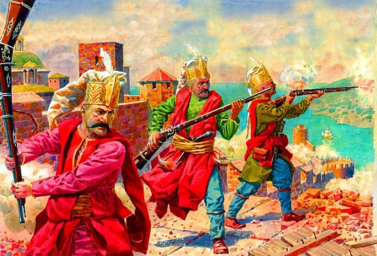 Турецкое войско называлось. Османская Империя 16-17 века янычары. Османская Империя армия янычар. Османская Империя армия 15 века. Янычары Османской империи 17 век.