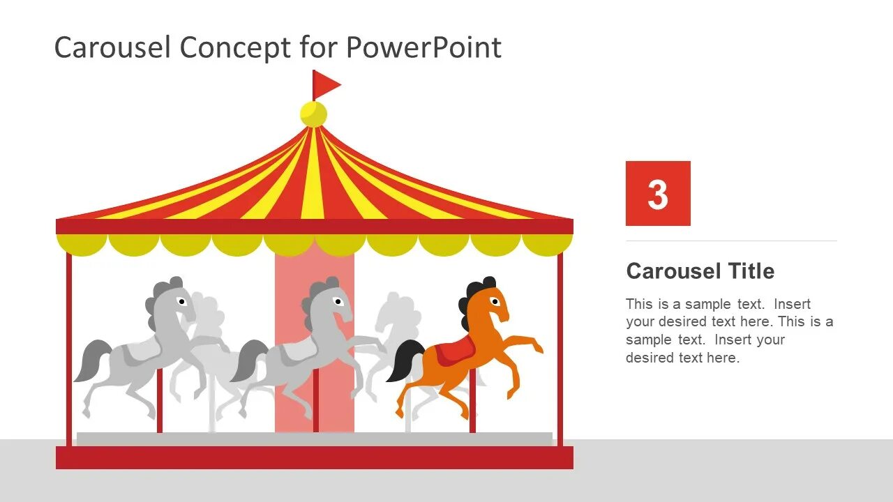 Carousel text
