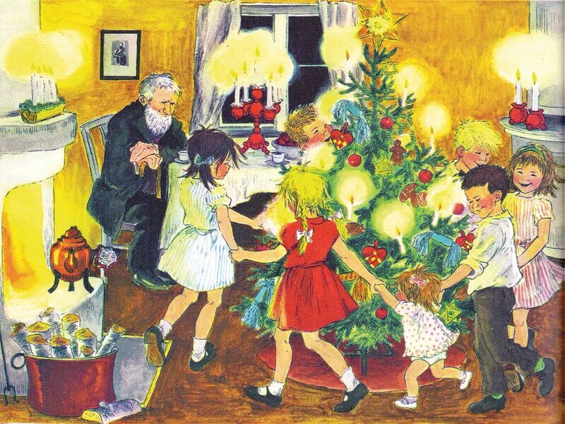 Новый год в моей семье рисунок. Дети наряжают елку. Рисование новогодний праздник. Новогодняя елка праздник для детей. Картина сычкова христославы.