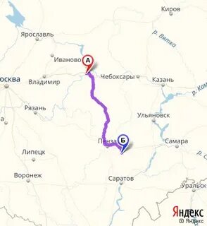 Пензенская область сколько километров