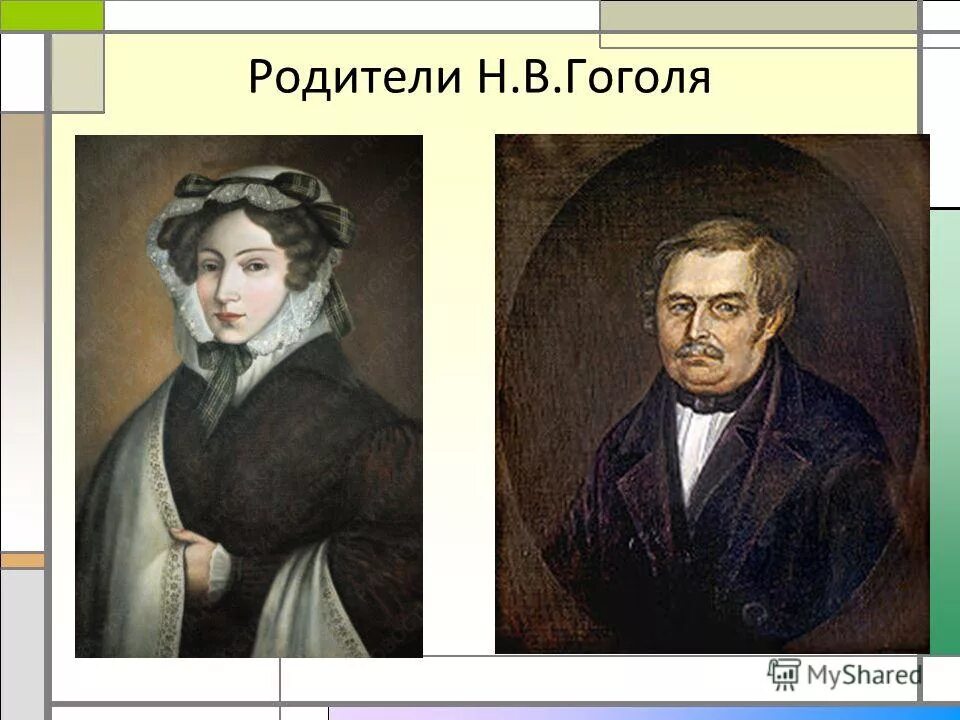 Детство и юность гоголя. Портреты родителей Гоголя. Николаев Васильевич Гоголь в юности.