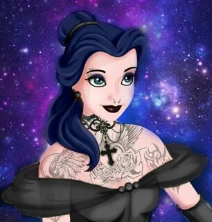 Goth disney princesses