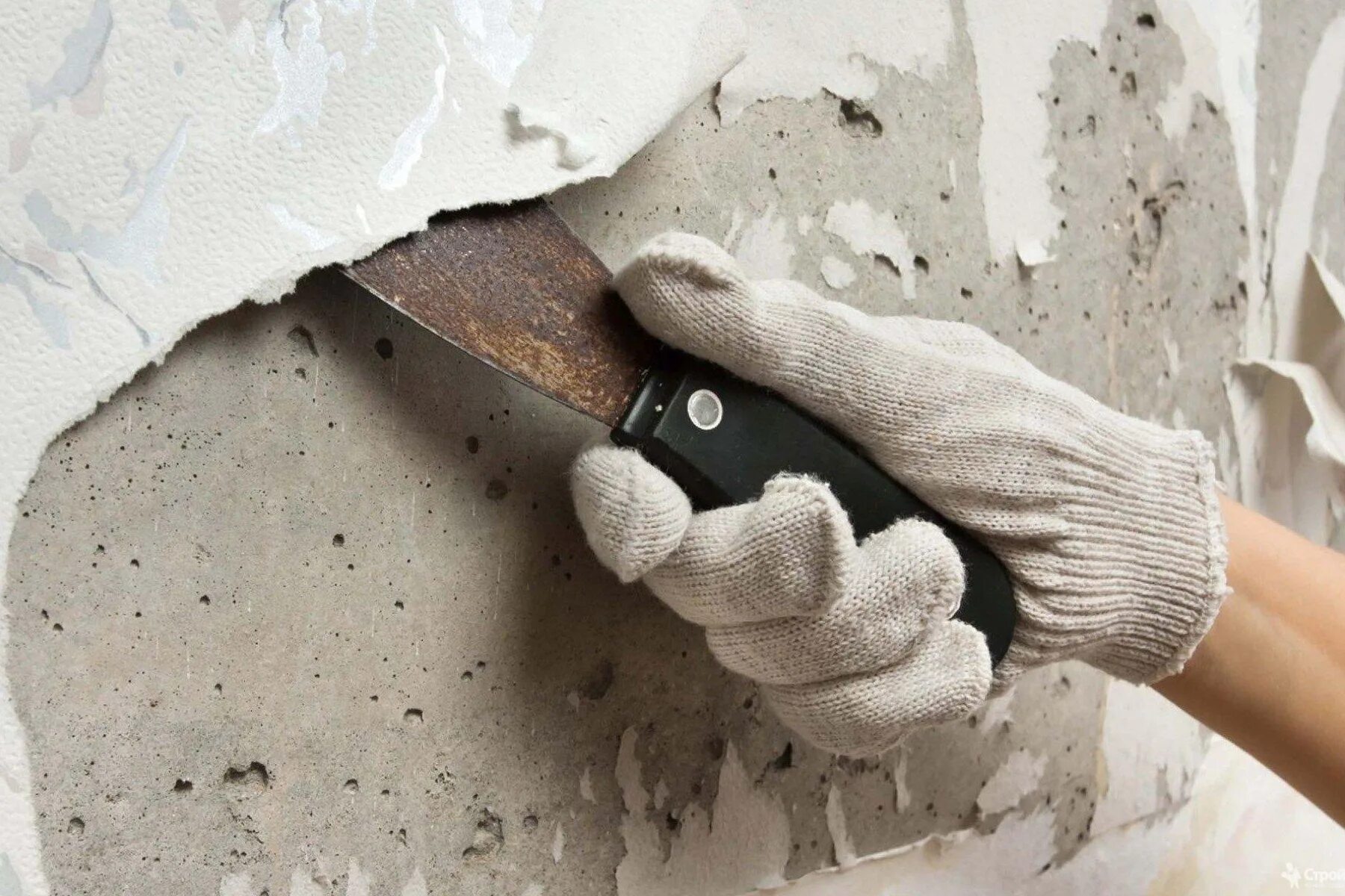 Демонтаж штукатурки. Очистка стен от штукатурки. Демонтаж декоративной штукатурки. Зачистка кирпичной стены. Отбивание штукатурки.