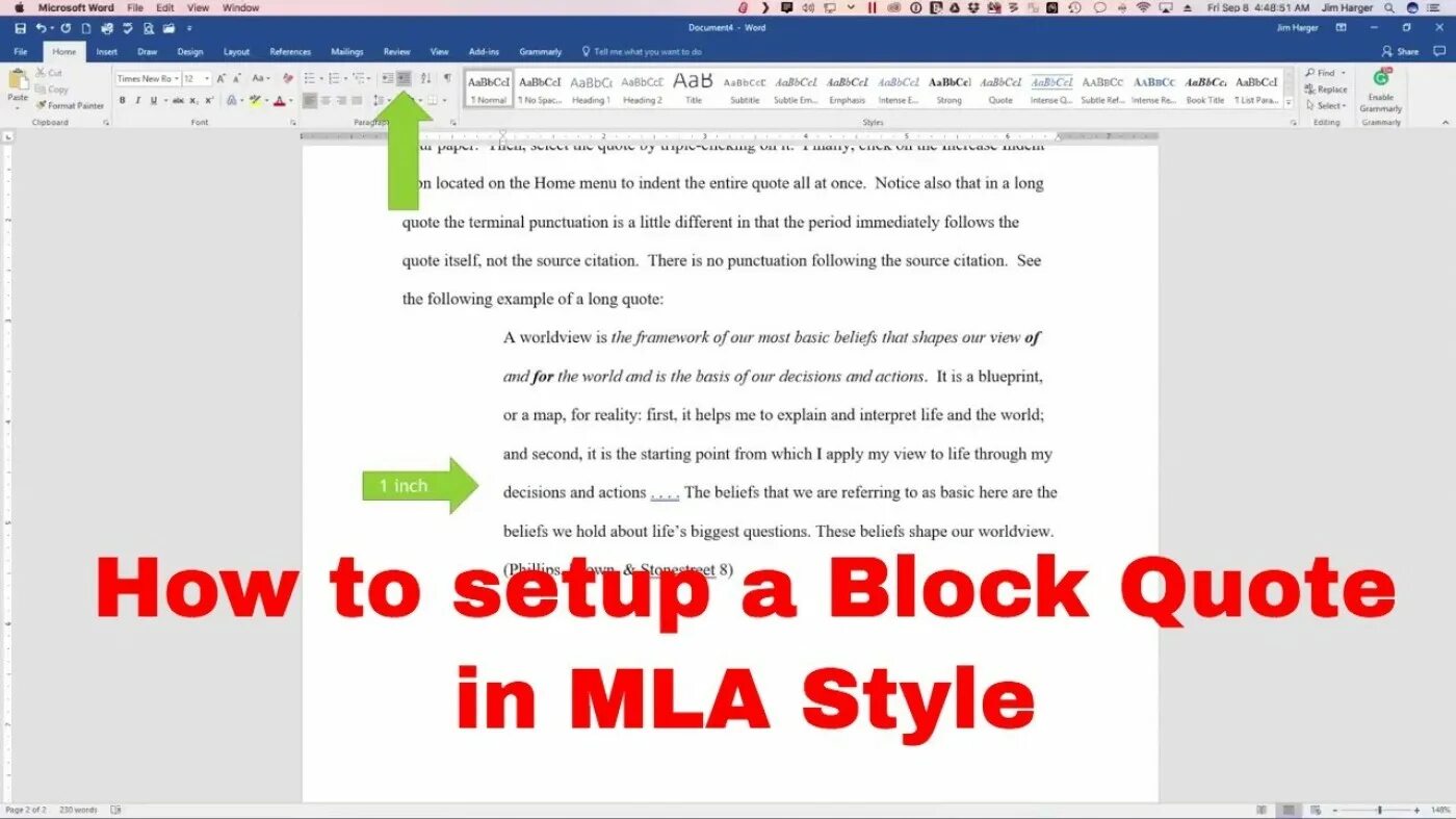 Blockquote example. Block quotation. MLA Style quotes. For example Punctuation. Blockquote script