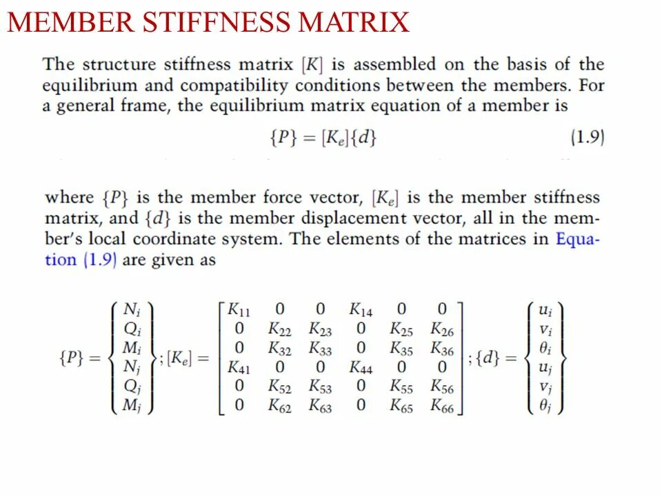 Matrix method. Stiffness matrix. stiffness matrix beam. модальная матрица. tangent stiffness matrix.