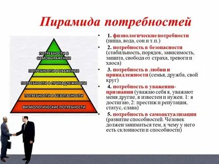 Потребности в защите и социальном порядке