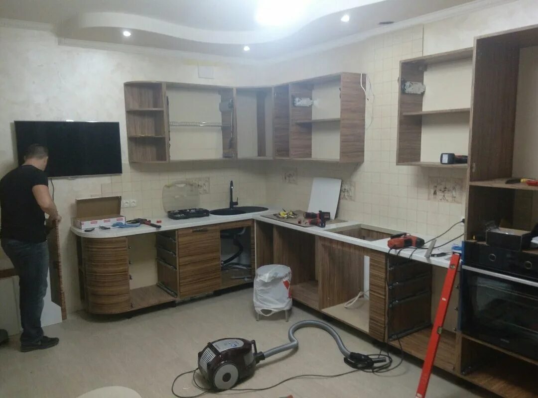 Кухонные гарнитуры сборка работа