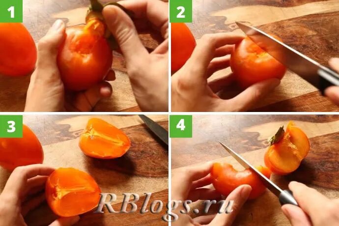 Как убрать вязкость хурмы