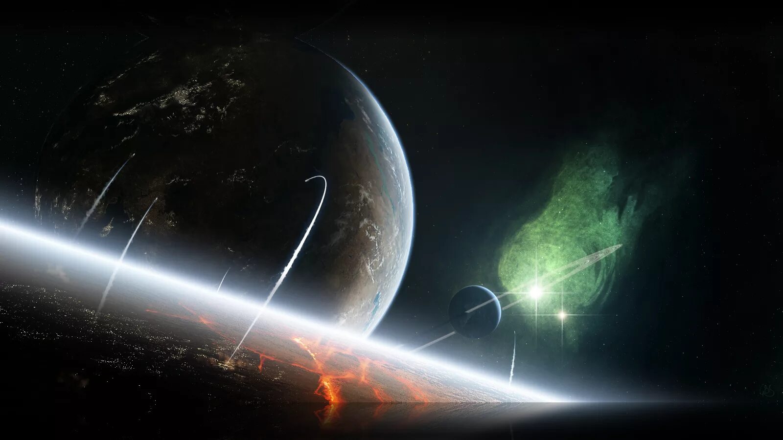 Space scene