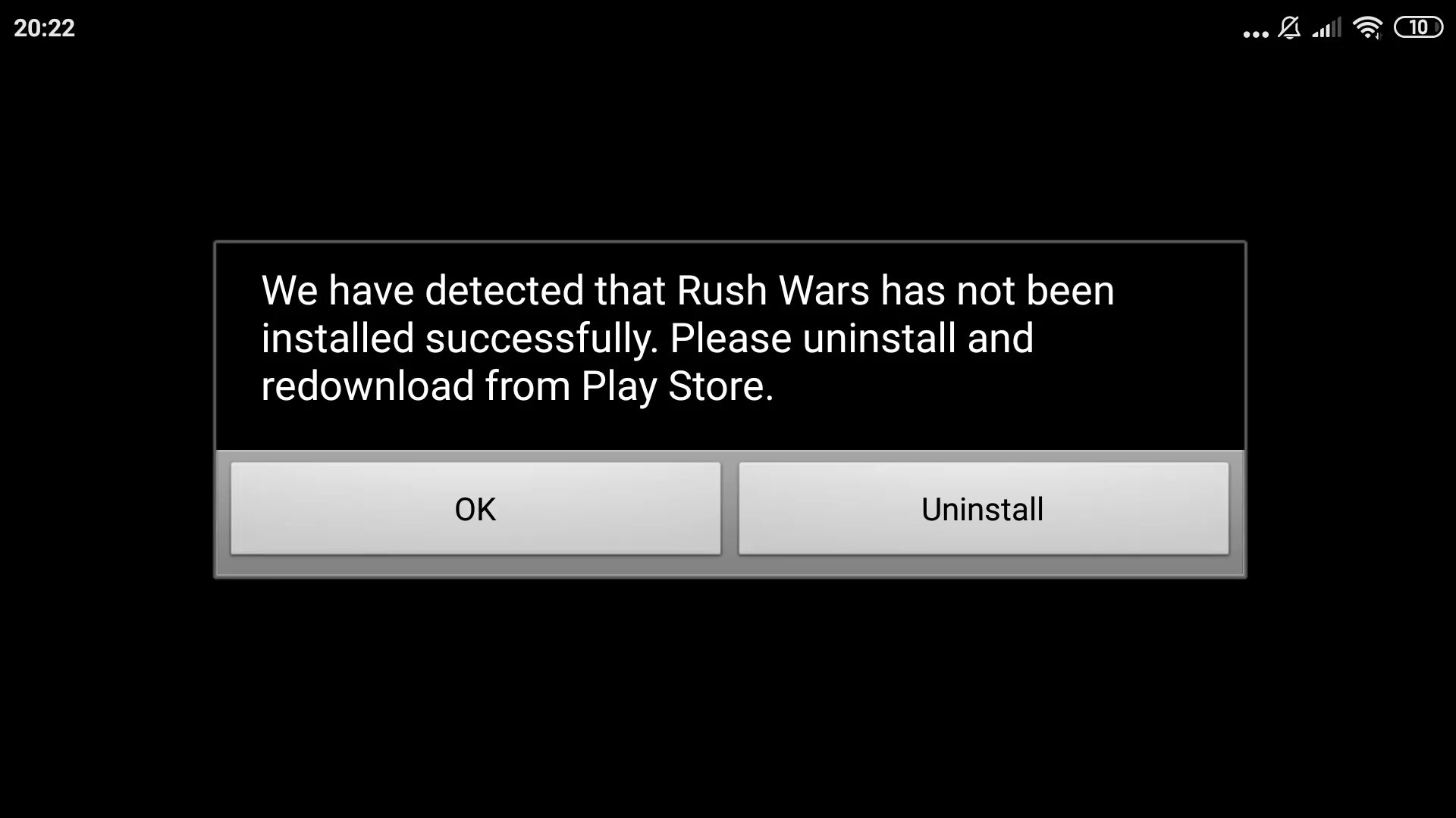 Game is not detected. We have detected that Brawl Stars has not been installed successfully.