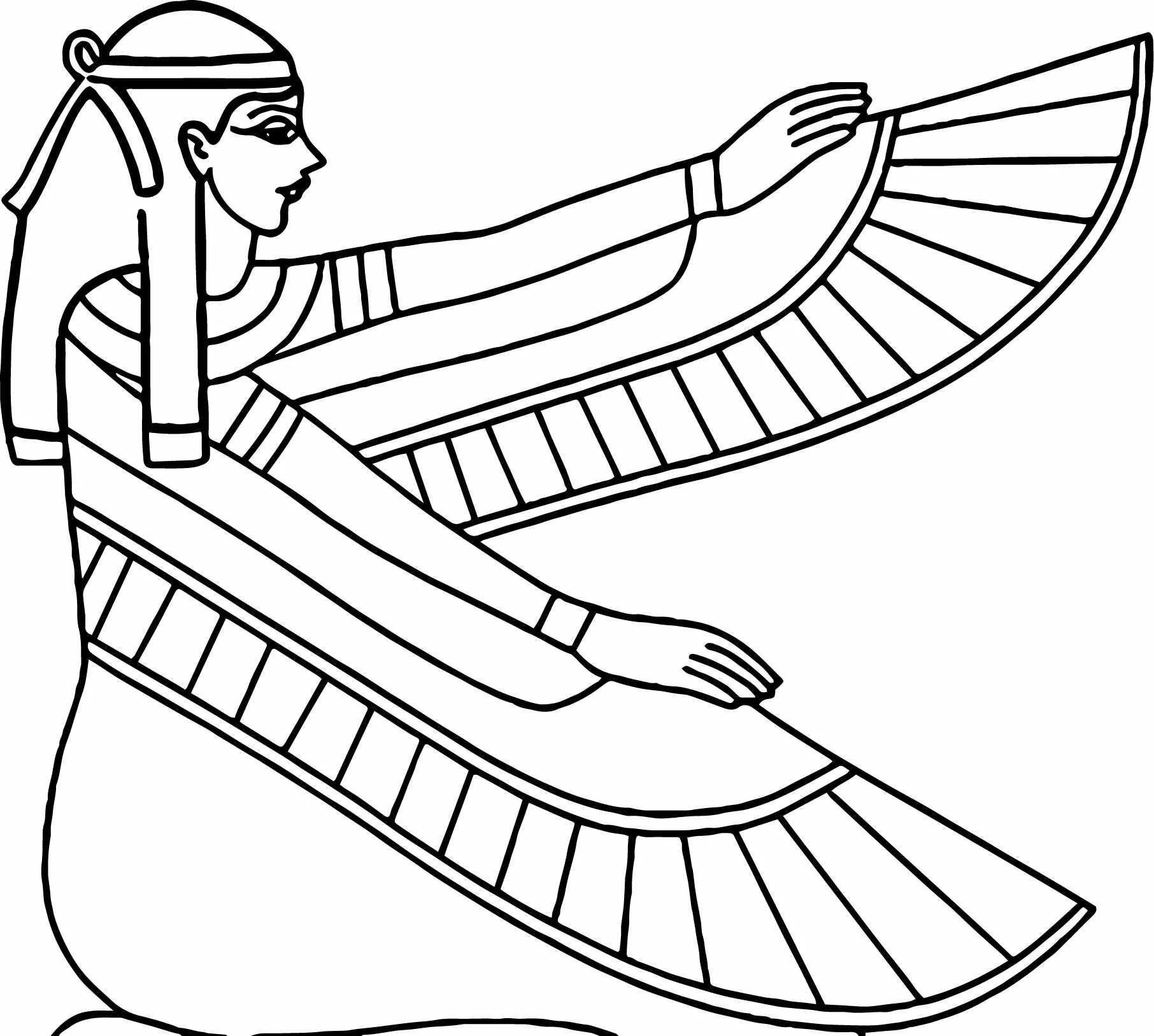 Древнеегипетские рисунки 5 класс. Маат богиня Египта. Богиня Маат в древнем Египте рисунок. Богиня Маат в древнем Египте. Маат Бог древнего Египта раскраска.