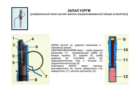 Устройство капсюля детонатора