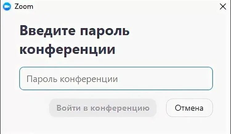 Меню введите код. Пароли в конференции в зуме.