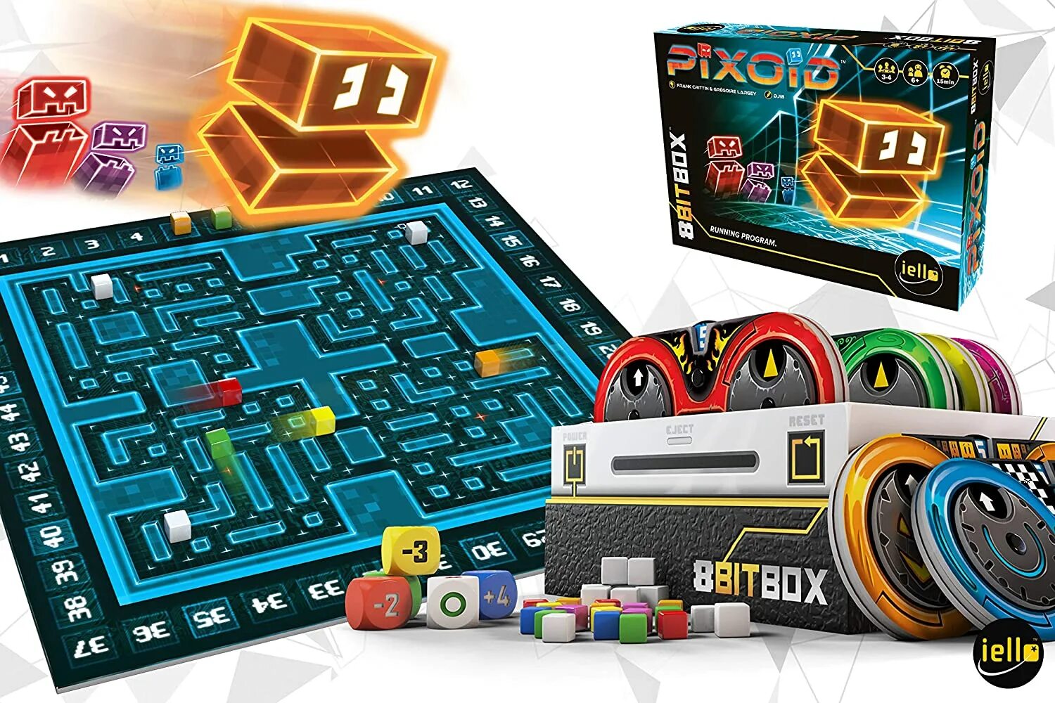 Game box 8k игры. 8 Бит бокс настольная игра. 8bitbox настольная игра. Настольная игра 8bit Box дополнения. Игрушка 8 бит.
