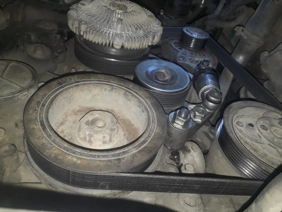 Уменьшили шкив помпы - Nissan Patrol GR II (Y61), 4,3 л, 2000 года тюнинг DRIVE2