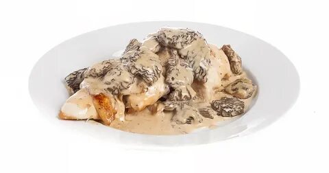 Сморчки со сливками