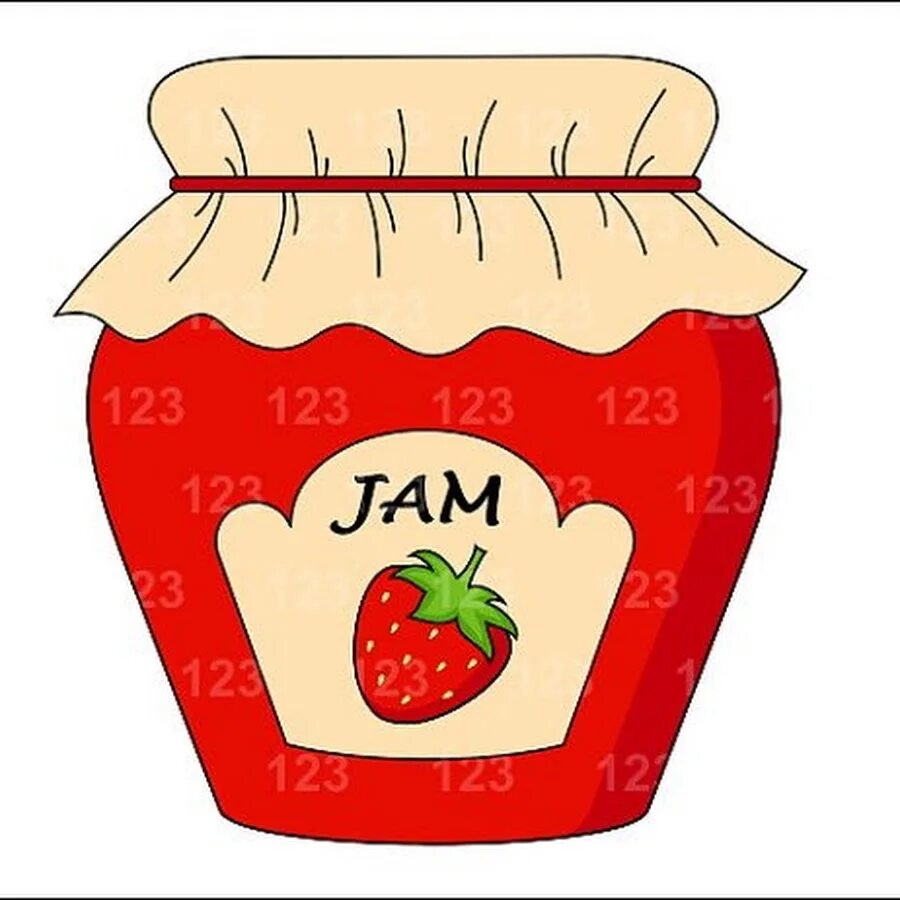 Some jam on the table